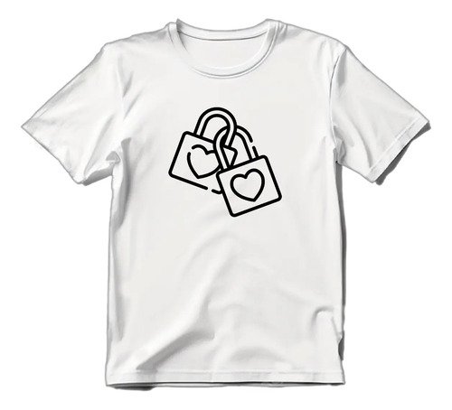 Playera Unisex Con Diseño De Candados