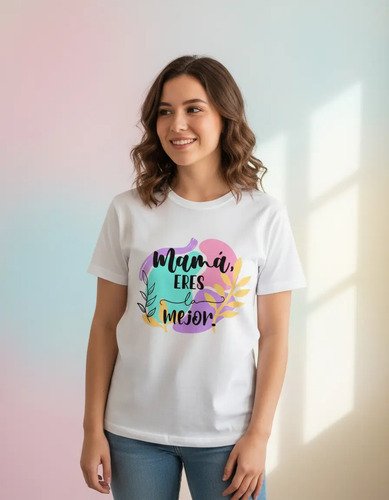D_941783-MLM94025128444_102025-O.jpg Playera Mamá Eres La Mejor - Dia De Las Madres