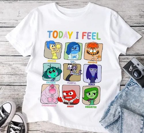 Playera Intensamente 2 Hoy Me Siento