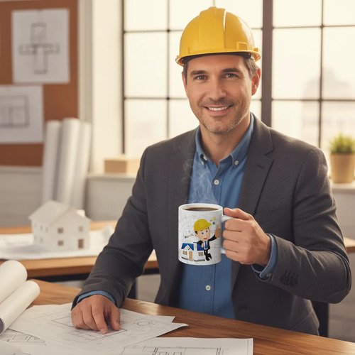 Taza Personalizada De Arquitecto 325 Ml 11 Oz