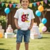 Playera Mickey Mouse Numeros Del 1 Al 10 Cumpleaños Infantil