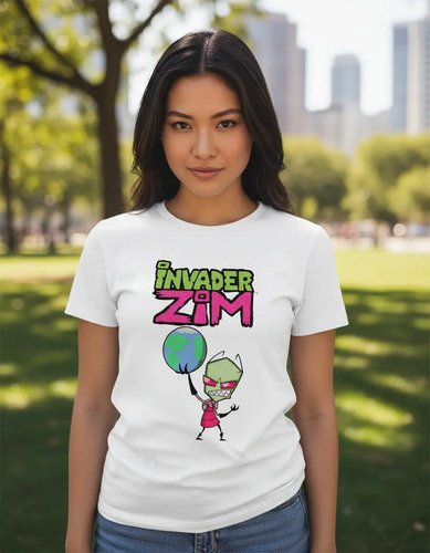 D_949719-MLM94886597943_102025-O.jpg Playera Invasor Zim Unisex Adulto