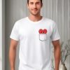 Playera Con Diseño De Corazon En Un Bolsillo