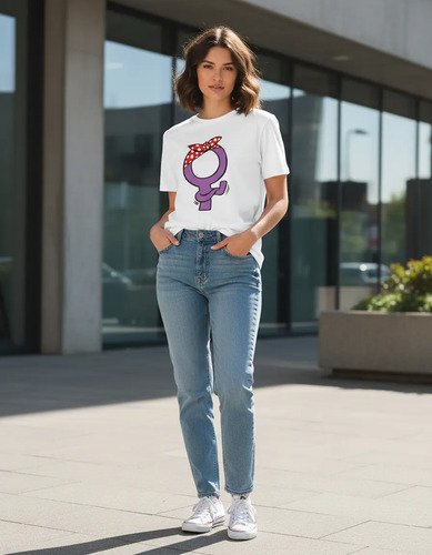 Playera Con El Logo Para 8 De Marzo