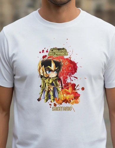 D_960244-MLM95215042675_102025-O.jpg Playeras De Los Caballeros Del Zodiaco Unisex