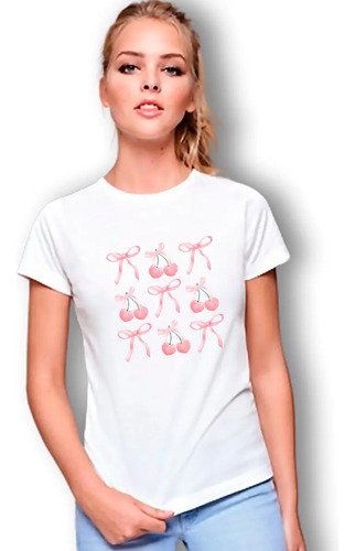 Playera Con Diseño Coquette