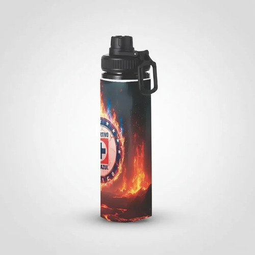 Botella De Agua Cruz Azul 750ml Aluminio