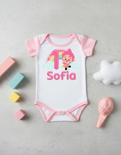 D_963509-MLM92919564927_092025-O.jpg Pañalero Plim Plim Rosa Para Niña De 3 A 12 Meses