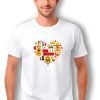 D_967258-MLM90916089142_082025-O.jpg Playera Viva México Corazón Unisex Fiestas Patrias