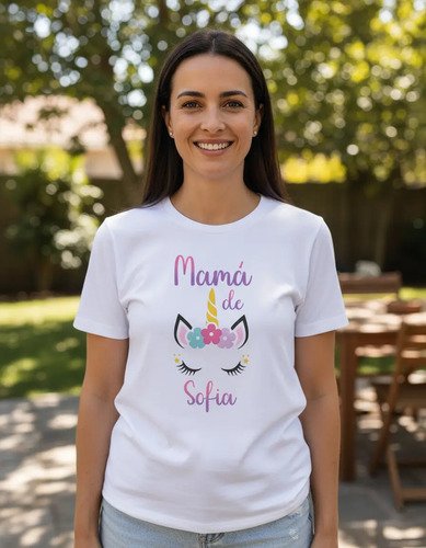 Kit Familiar 3 Playeras Personalizadas Unicornio