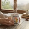 Taza De Café Cheems Sobrevivo Por Pura Amsiedad