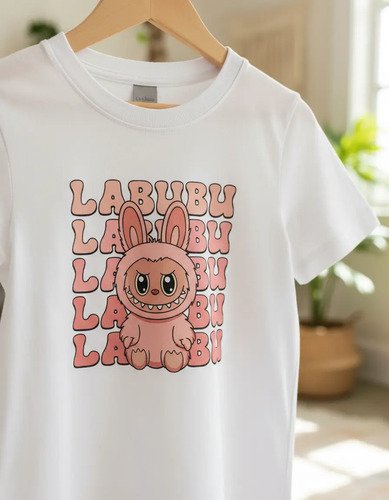 D_974284-MLM93592890435_092025-O.jpg Playera De Labubu Infantil Varios Diseños