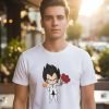 Duo Playeras De Vegeta Y Bulma San Valentin Unisex
