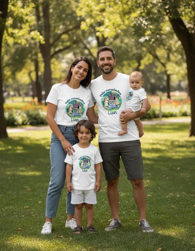 D_977257-MLM94178141855_102025-O.jpg Combo 8 Playeras Y 1 Pañalero Bluey Mamá Papá Hermana Y Bebe