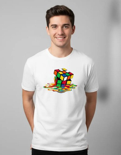Playera Con Diseño De Cubo Rubik