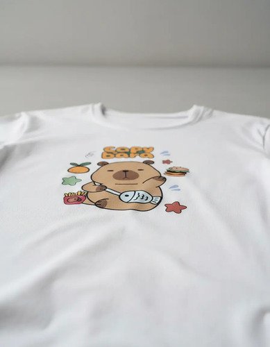 D_983463-MLM94589188046_102025-O.jpg Playera De Capybara Infantil