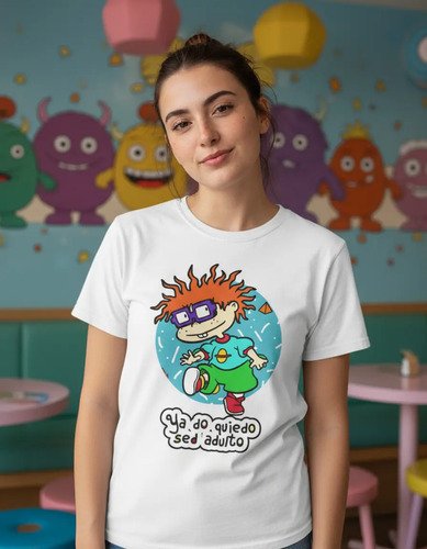 D_983925-MLM94093989671_102025-O.jpg Playera Rugrats Ya Do Quiedo Sed Adulto Unisex