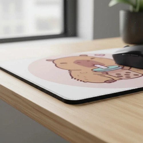 D_995655-MLM92719468568_092025-O.jpg Mouse Pad Capybara Cute