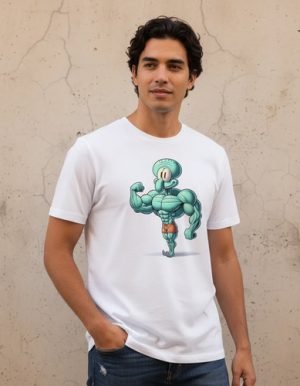 Playera Calamardo Guapo Gym Bob Esponja