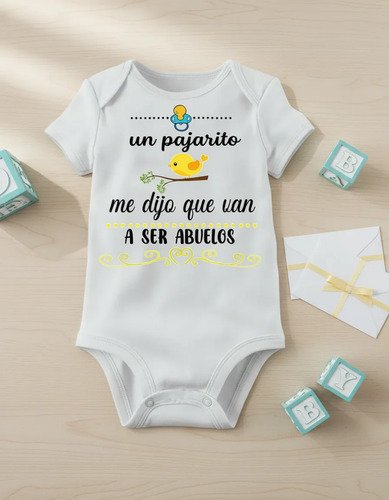 D_753293-MLM114618807573_072026-O.jpg Pañalero Un Pajarito Me Dijo Que Van Hacer Abuelitos