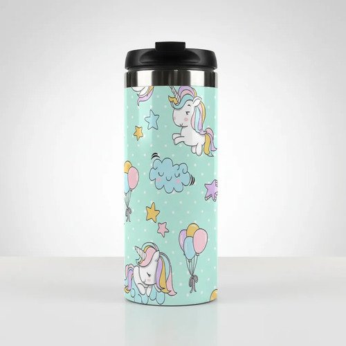 Termo Unicornio Kawaii 450 Ml